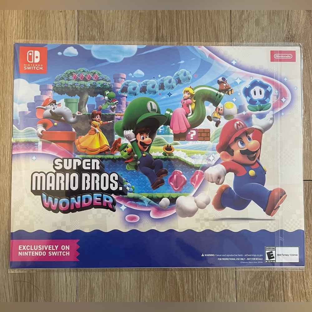 Nintendo Switch Super Mario Bros Wonder Stickers